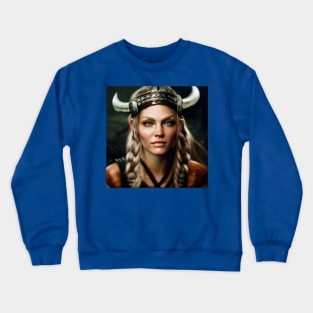 Viking Shield Maiden Crewneck Sweatshirt